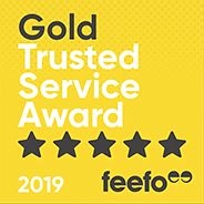 feefo gold trusted service award 2019