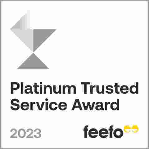 award for platinum trusted service in 2023