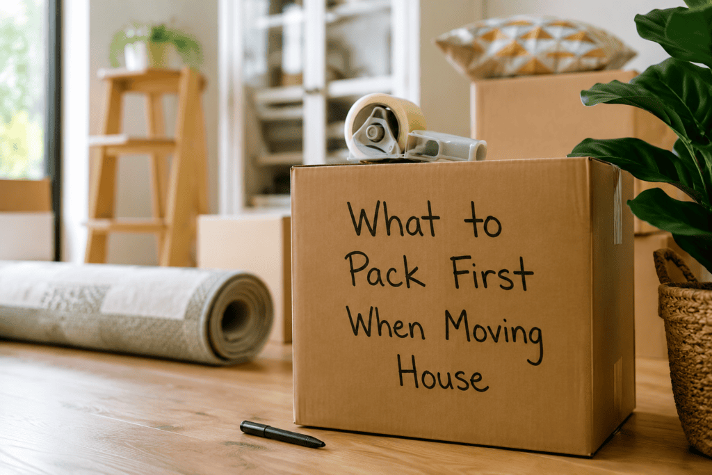 what to pack first when moving