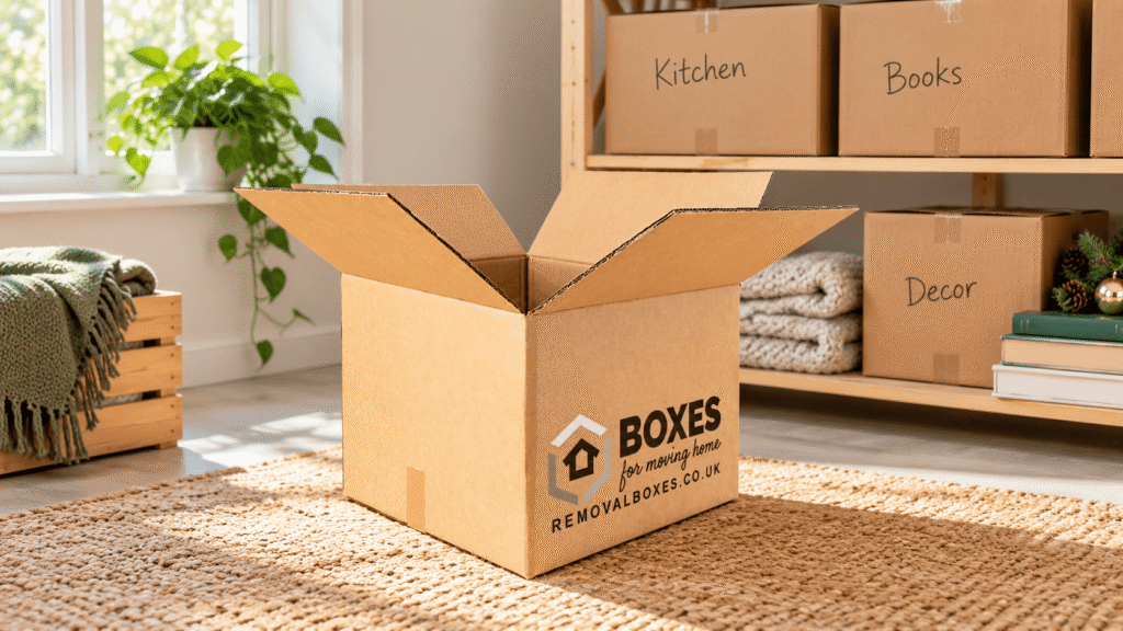 Moving Boxes Become Storage Boxes